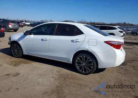 2016 Toyota Corolla L из США, поврежденный, VIN 2T1BURHE6GC724020